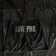 Load image into Gallery viewer, Vs pink velour black sequin
