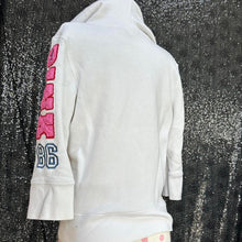Load image into Gallery viewer, Vs pink white zip up
