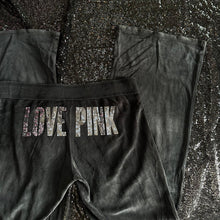 Load image into Gallery viewer, Vs pink velour black sequin
