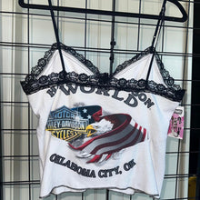 Load image into Gallery viewer, Harley davidson white lace rework
