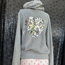 Load image into Gallery viewer, Vs pink grey zip up
