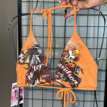 Load image into Gallery viewer, Harley Davidson orange rework bikini
