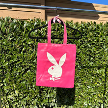 Load image into Gallery viewer, Pink leather playboy tote condition910
