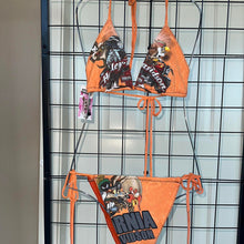 Load image into Gallery viewer, Harley Davidson orange rework bikini
