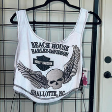 Load image into Gallery viewer, Harley davidson reworked corset top
