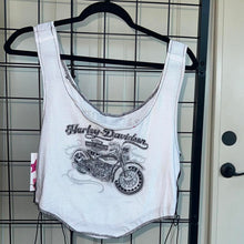 Load image into Gallery viewer, Harley davidson reworked corset top
