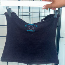 Load image into Gallery viewer, Harley Davidson black corset top
