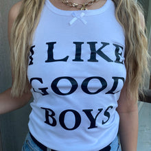 Load image into Gallery viewer, I Like Good Boys Baby Tank
